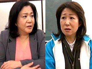 ピンク乳首で爆乳の還暦校長が男子生徒に集団陵辱され4P連続中出し！愛田正子･美里流季